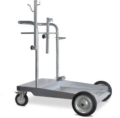 Gartec Drum Dolly 200 ltr 4 wielen met haspelplateau 
